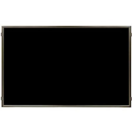LAVI INDUSTRIES , Hinged Frame Sign Panel/Barrier, , 72" x 48", Matte Black 50-HFP1008/MB/BK